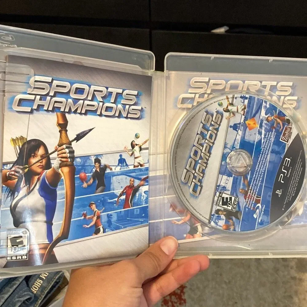 Sports Champions PS3 Game w/ Case & Disc – PlayStation Move Required